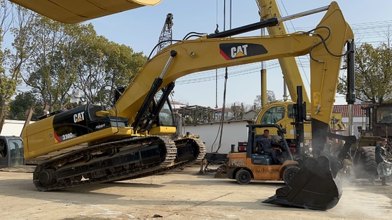 CAT 330D2 Excavadora usada con cilindro hidráulico Liyuan y cubo de 0.3M3 en buen estado