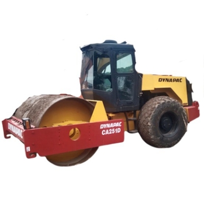 Original de Suecia CA251D Dynapac Roller de tambor único utilizado para maquinaria de construcción de carreteras