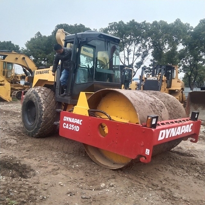 Original de Suecia CA251D Dynapac Roller de tambor único utilizado para maquinaria de construcción de carreteras
