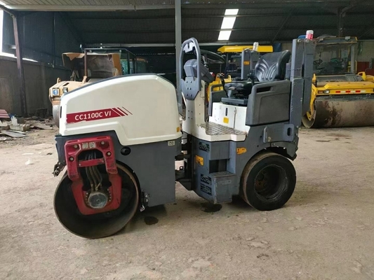 Dynapac CC1100C Roller de carretera de 3 toneladas con tambor de señal de potencia potente en construcción pesada