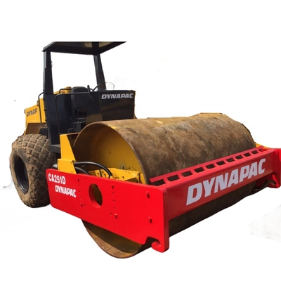 Equipo de maquinaria pesada de construcción utilizado Dynapac CA251D rodillo de carretera