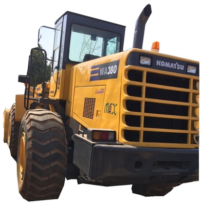 Excelente estado Komatsu WA380 Cargador de ruedas usadas con cilindro hidráulico Liyuan