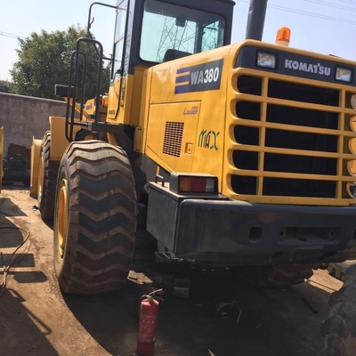Excelente estado Komatsu WA380 Cargador de ruedas usadas con cilindro hidráulico Liyuan
