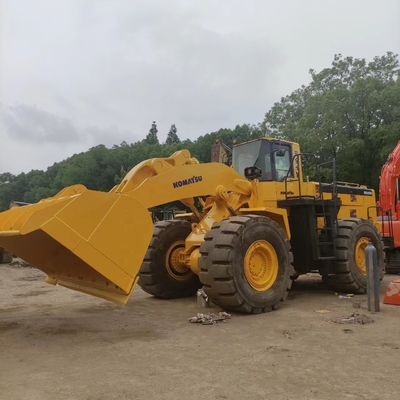 En buen estado Komatsu WA600 Cargador de ruedas usadas con 178/kw máquina de ruedas de tipo móvil