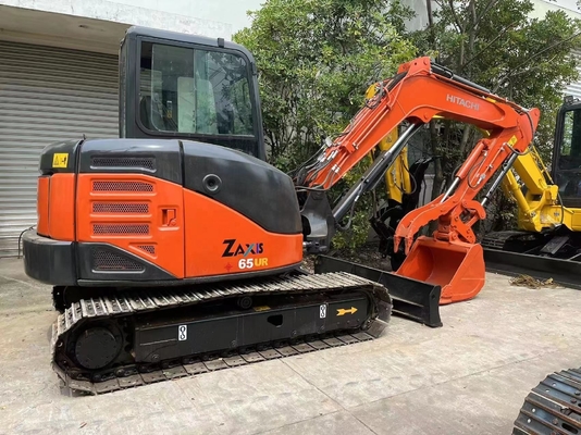 Excavadora de segunda mano Hitachi zx65ur con capacidad de 0.1m3 en buenas condiciones
