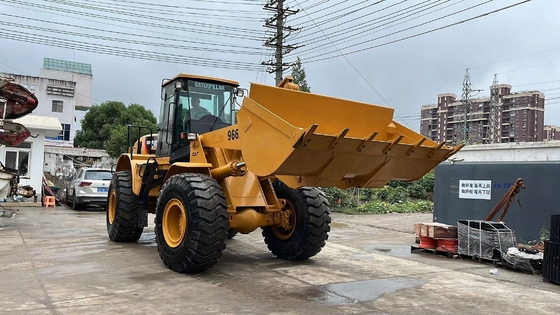 92 KW Usado Japón Original Cargador de Orugas Orugas 966H para tiendas de materiales de construcción