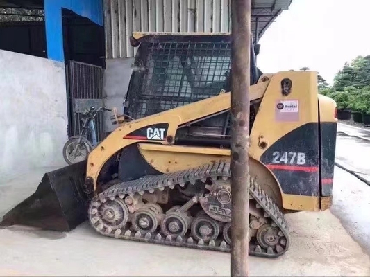 Usado Japón original de pintura Cargador de ruedas Caterpillar 247B con alta eficiencia operativa