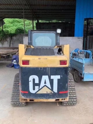 Usado Japón original de pintura Cargador de ruedas Caterpillar 247B con alta eficiencia operativa
