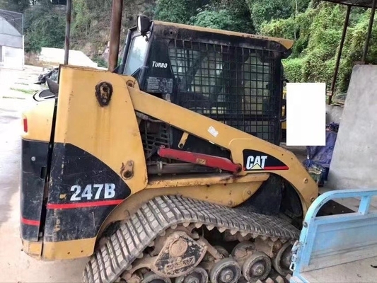 Usado Japón original de pintura Cargador de ruedas Caterpillar 247B con alta eficiencia operativa