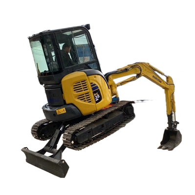 Excavadora Komatsu PC35 3T de segunda mano en buen estado Excavadora de rastreo EPA Motor Shanghai