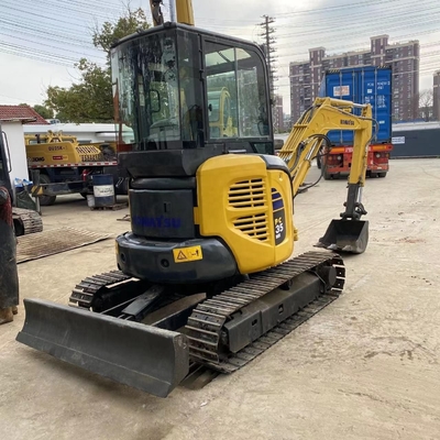 Excavadora Komatsu PC35 3T de segunda mano en buen estado Excavadora de rastreo EPA Motor Shanghai
