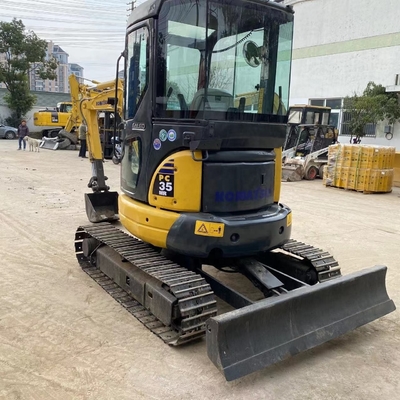 Excavadora Komatsu PC35 3T de segunda mano en buen estado Excavadora de rastreo EPA Motor Shanghai