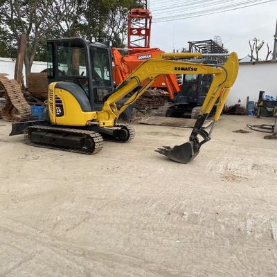 Excavadora Komatsu PC35 3T de segunda mano en buen estado Excavadora de rastreo EPA Motor Shanghai