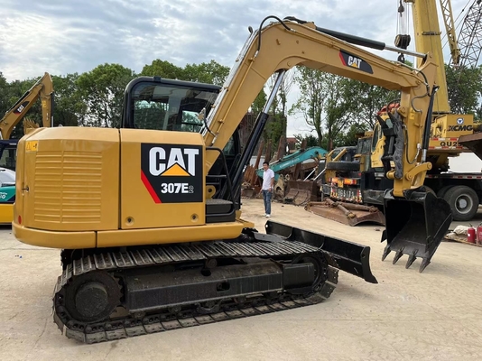 Máquina de tractor original Excavadora usada CAT 307E2 Mini Excavadora con válvula Liyuan