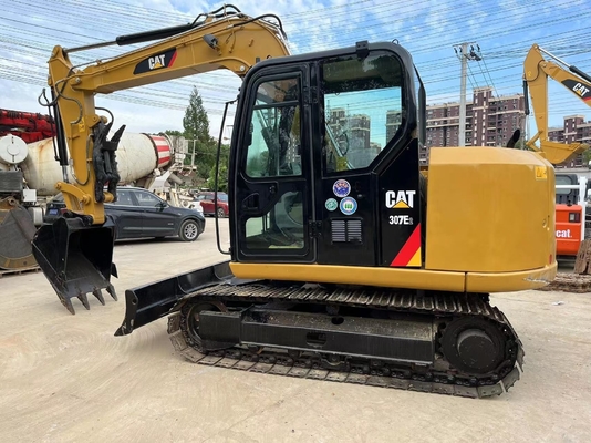 Máquina de tractor original Excavadora usada CAT 307E2 Mini Excavadora con válvula Liyuan