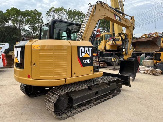 Máquina de tractor original Excavadora usada CAT 307E2 Mini Excavadora con válvula Liyuan