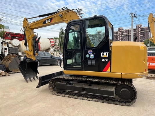 Máquina de tractor original Excavadora usada CAT 307E2 Mini Excavadora con válvula Liyuan
