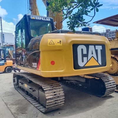 12000 KG Liyuan válvula hidráulica utilizada CAT 312D mini excavadora para el transporte marítimo en todo el mundo