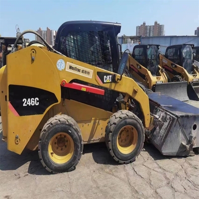 Horario de trabajo reducido Caterpillar Cat 246c Cargador de ruedas para condiciones de trabajo difíciles
