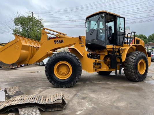 Japón Máquina de tractor original Cargador de ruedas usadas CAT 966H con válvula hidráulica Liyuan