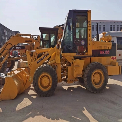 60 KW Bajas horas de trabajo original japonés usado Komatsu WA100 cargador de ruedas para su