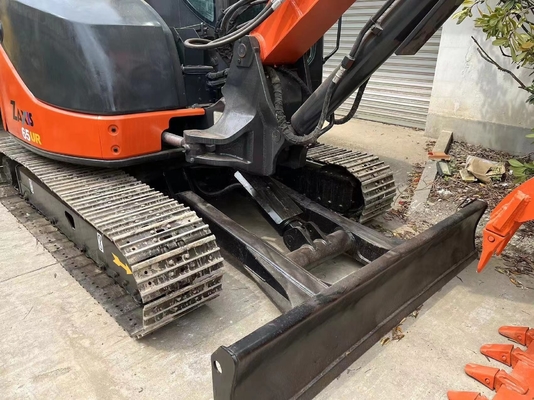 Excavadora Liyuan con válvula hidráulica usada ZX65UR de Japón con capacidad de cubo de 0,1m3