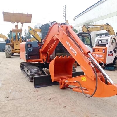 Excavadora usada Hitachi ZX70 de Japón con motor HINO y cilindro hidráulico Liyuan