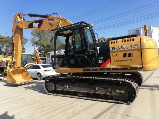 Excavadora usada Caterpillar Cat320D2 de fabricación japonesa con carga nominal de 20TON