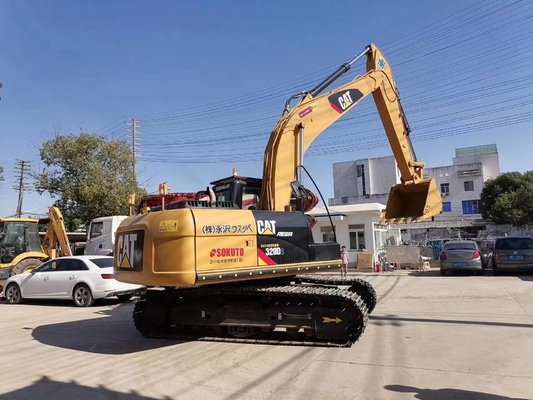 Excavadora usada Caterpillar Cat320D2 de fabricación japonesa con carga nominal de 20TON