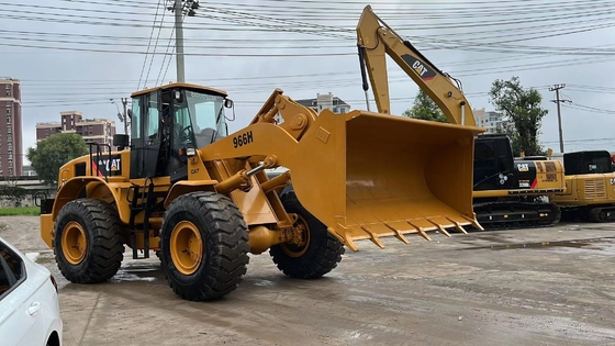 Horas de trabajo bajas CAT Caterpillar 966H original de Japón cargador CAT966H en buenas condiciones