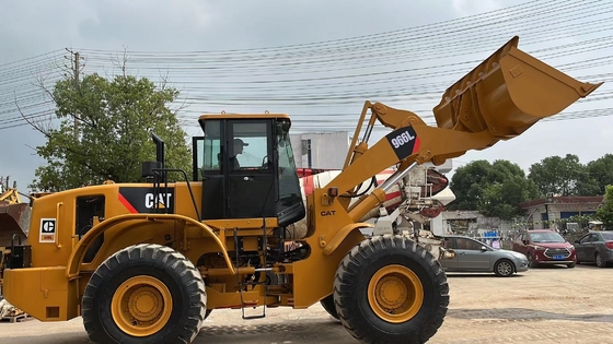 Color original Usado CAT Caterpillar 966L Cargador frontal Máquinas para movimiento de tierra