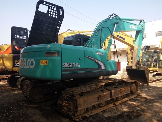 Excavadora usada Kobelco SK210LC Japón Tractor original con bajo consumo de combustible