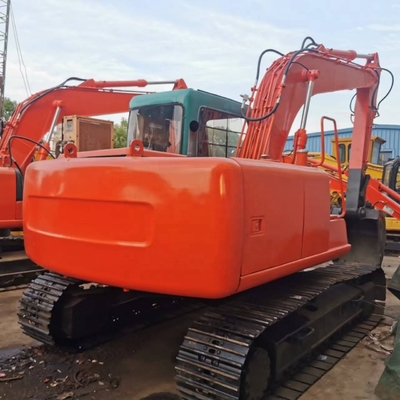 Excavadora usada Hitachi EX120-3 de 12 toneladas con motor EPA y pintura original en Japón