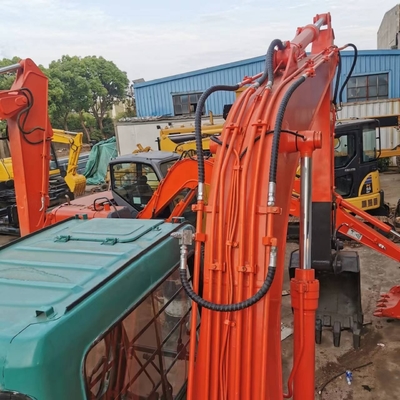 Excavadora usada Hitachi EX120-3 de 12 toneladas con motor EPA y pintura original en Japón