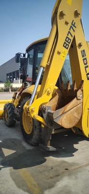 Horario de trabajo bajo Cargador de retroexcavadora Excavadora de carga frontal usada SDLG B877F Equipo original