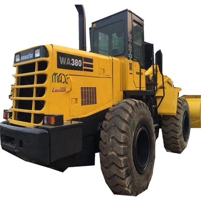 Cargador de ruedas Komatsu WA380 usado de 5 toneladas en buen estado y bomba hidráulica
