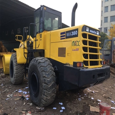 Cargador de ruedas Komatsu WA380 usado de 5 toneladas en buen estado y bomba hidráulica