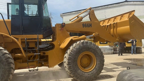 Tipo de rueda móvil Japón Cargador de ruedas Caterpillar 966H usado y bomba hidráulica Denison