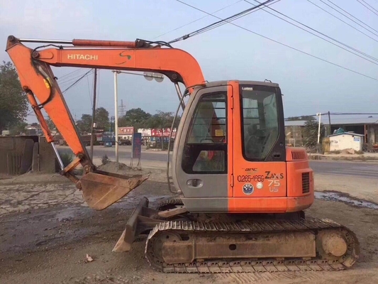 Excavadora japonesa original 7T Hitachi zx75us zaxis75us Excavadora de rastreo con motor EPA