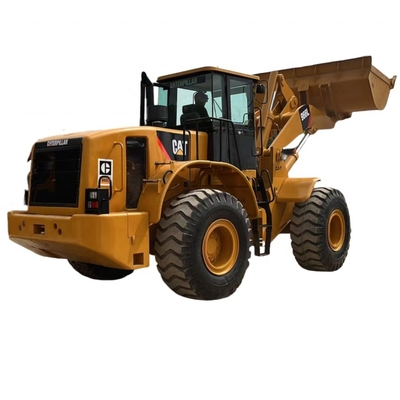 Cargador de ruedas usado CAT966L con motor Cummins y horas de trabajo bajas