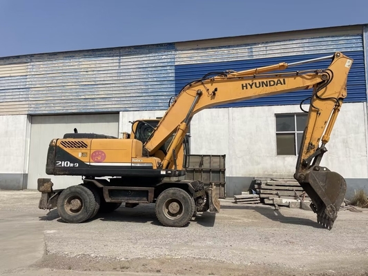 0-2000 Horas de trabajo Excavadora Hyundai 210W-9 usada con motor EPA y pintura original