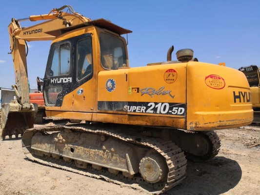 Pintura original de 21 toneladas Corea Robex210w-5 EPA Motor Hyundai 210w-5 Excavadora hidráulica