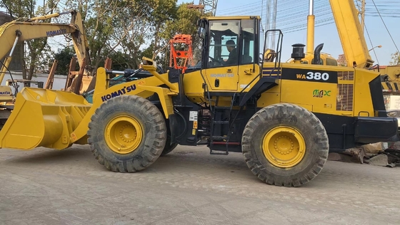 Pintura original Komatsu WA330 30ton Cargador de ruedas usadas con motor original y Japón