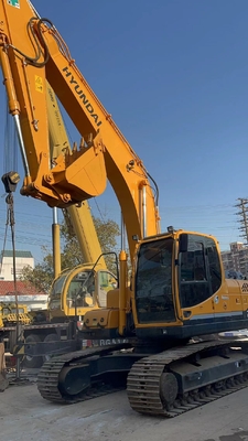 Excavadora Hyundai 220LC-9S de pintura original con motor de 96 kW y certificación EPA