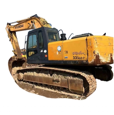 33 TON Corea EPA Motor Hyundai 335LC-7 Excavadora hidráulica Excavadora móvil de tipo arrastrador