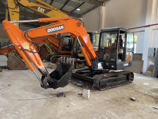 Excavadora Caterpillar usada DH55 DH60 Excavadora de pintura original con motor EPA
