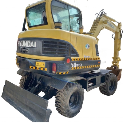 6TON Peso de funcionamiento Excavador usado Hyundai 60W-9 máquina de rastreo suave y funcionamiento
