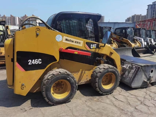 Motor YUNNEI pintura original usada Caterpillar 246C cargador de ruedas en excelentes condiciones