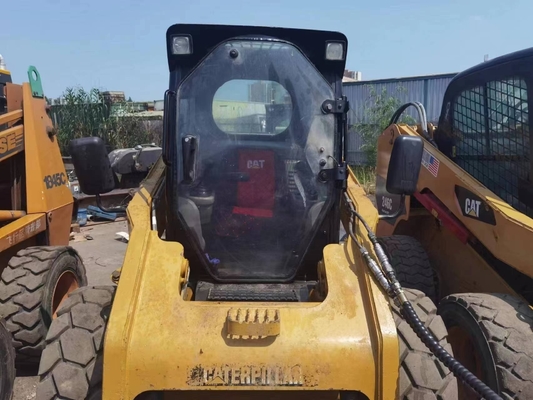 Motor YUNNEI pintura original usada Caterpillar 246C cargador de ruedas en excelentes condiciones