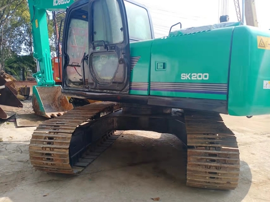 Excavadora usada Kobelco SK200 Excavadora de rastreo con motor HINO Japón Vendedor caliente
